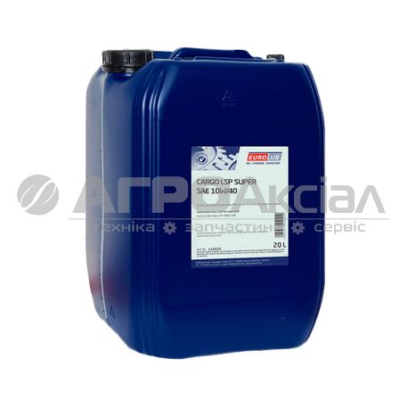 231020 Мастило двигуна EUROLUB CARGO LSP SUPER SAE 10W/40 (20 л) EUROLUB