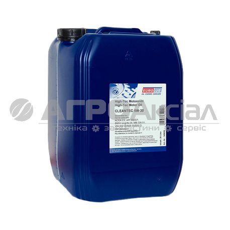 349020 Мастило двигуна EUROLUB CLEANTEC SAE 5W/30 (20 л) EUROLUB
